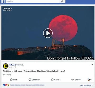 Vídeo falso teve mais de 16 milhões de visualizações e o Facebook não deu por nada - TVI