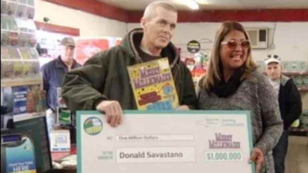 Donald Savastano ganhou um milhão de dólares 