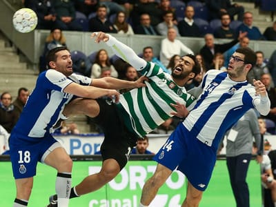 Andebol: Sporting dá a volta e vence FC Porto - TVI