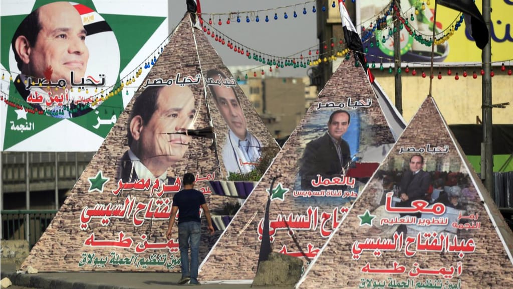 Egito - campanha do presidente al Sisi (2014)