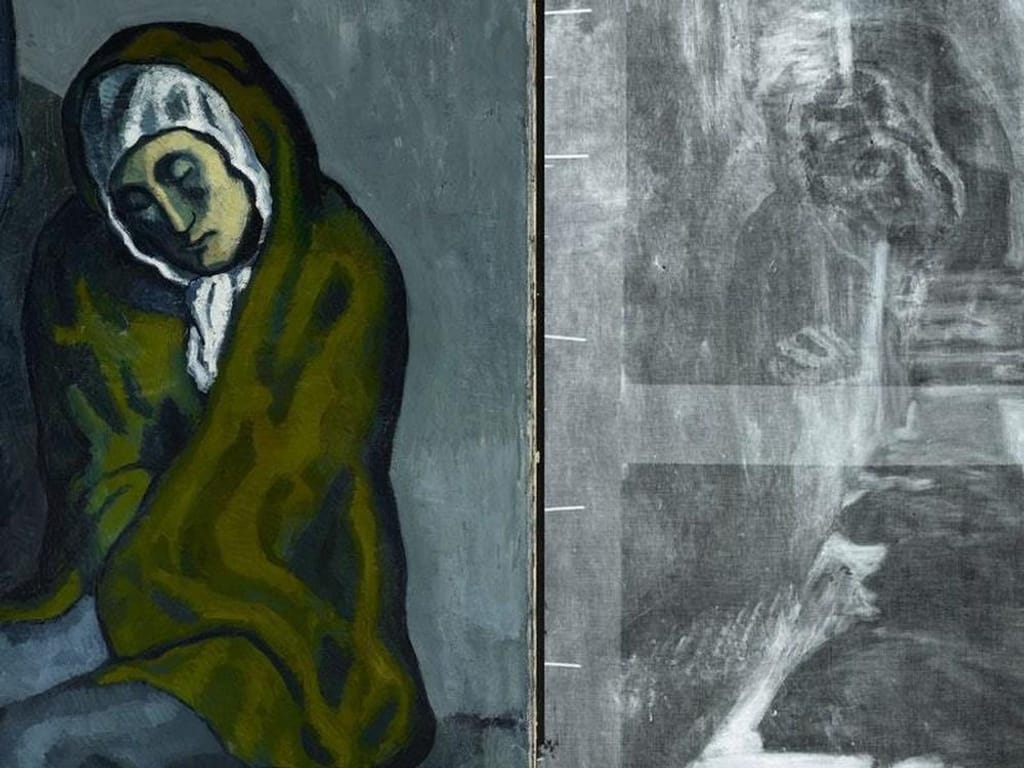 "La miséreuse accroupie", de Picasso