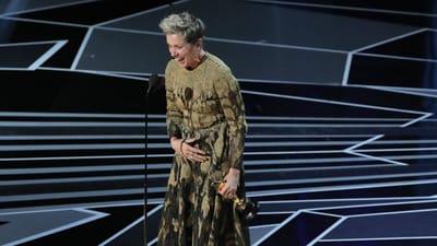 Homem detido por roubar o Óscar de Frances McDormand - TVI