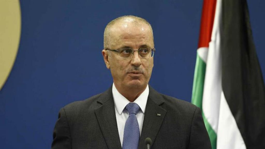 Primeiro-ministro palestiniano Rami Hamdallah