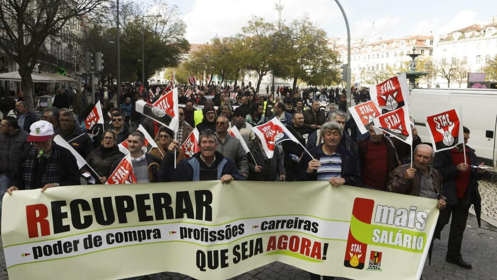 Manifestação da Frente Comum em Lisboa