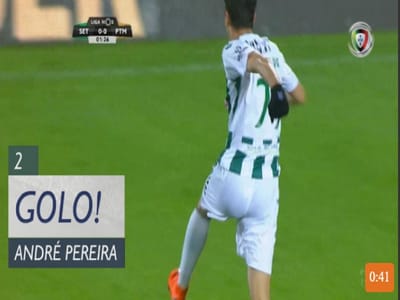 VÍDEO: o golo de André Pereira no V. Setúbal-Tondela - TVI