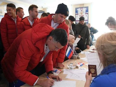 Rússia: "Boa afluência" às urnas em Lisboa no apoio explícito a Putin - TVI