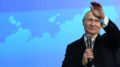 Vladimir Putin reeleito com 76,67% dos votos - TVI