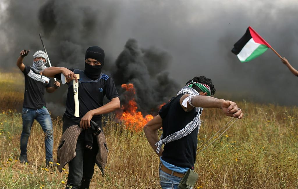 Protestos em Gaza (Palestina)