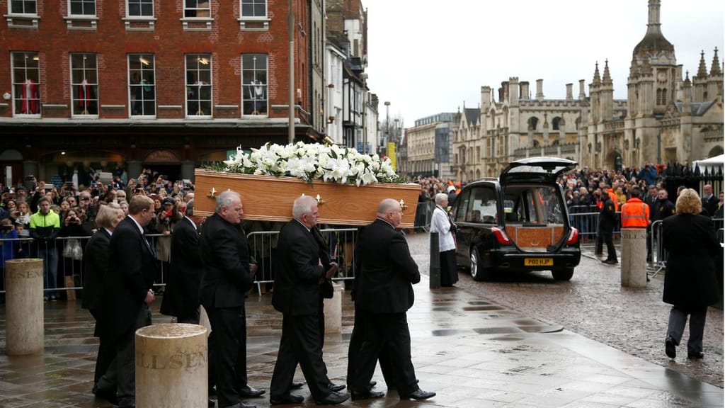 Funeral de Stephen Hawking - Cambridge