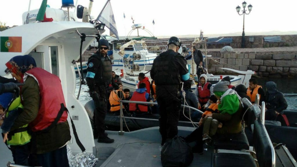 Polícia Marítima resgasta 29 migrantes