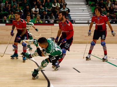 Hóquei em patins: Sporting vence Oliveirense - TVI