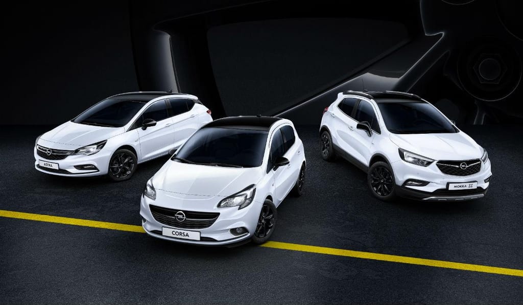 Opel Astra Corsa e Mokka X Black Editiion