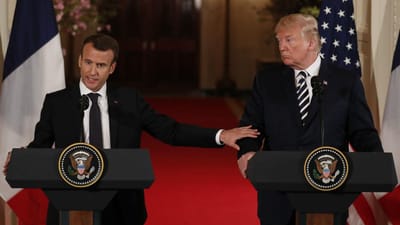 Macron e Trump querem novo acordo sobre Irão: "Alicerces podres" - TVI
