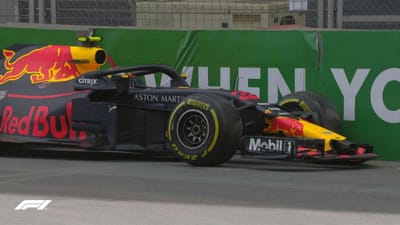F1: Max Verstappen entra no GP do Azerbaijão com o pé esquerdo - TVI