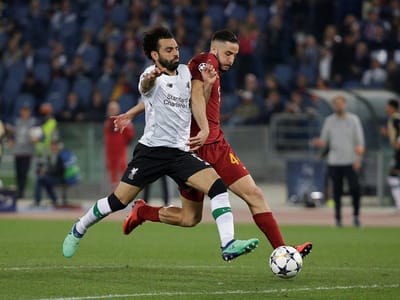 Roma deseja «boa sorte» a Salah na final da Liga dos Campeões - TVI