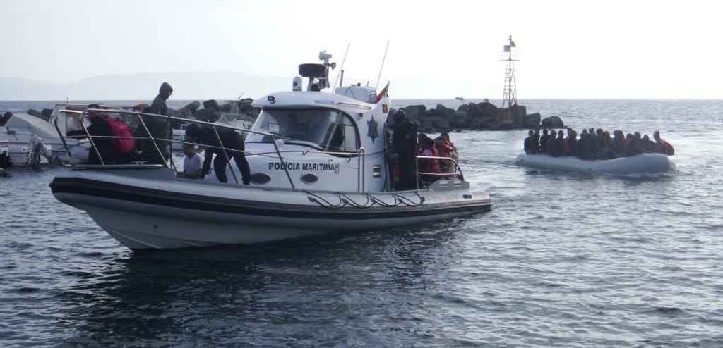 Polícia Marítima - resgate de refugiados