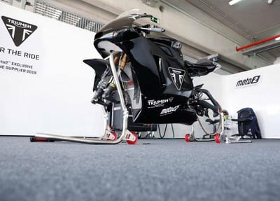 Moto2: motor Triumph testado em Aragão - TVI
