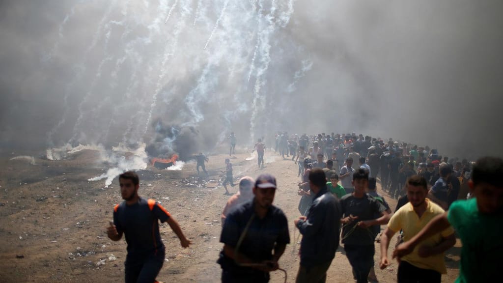 Protestos em Gaza