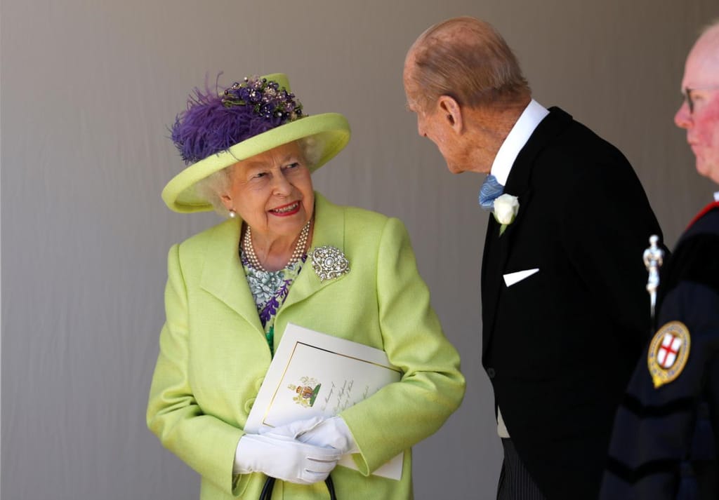 Rainha Isabel II e o Duque de Edimburgo 
