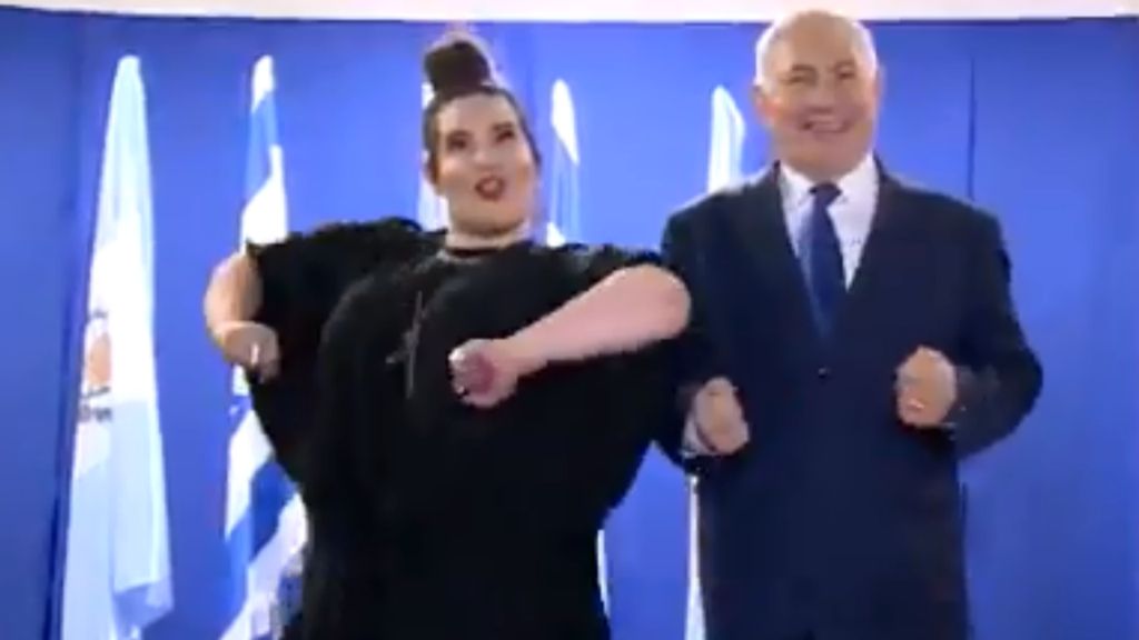 Netta e Benjamin Netanyahu