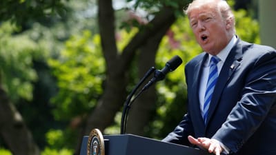 Trump defende abolição de tarifas, barreiras e subsídios entre EUA e a UE - TVI