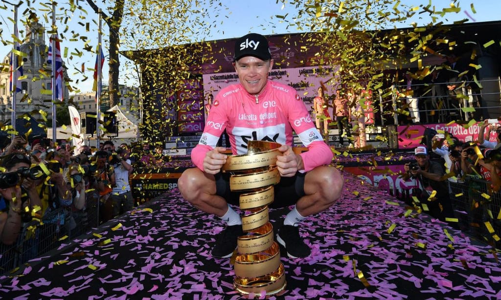 Chris Froome venceu o Giro (EPA/Daniel Dal Zennaro)