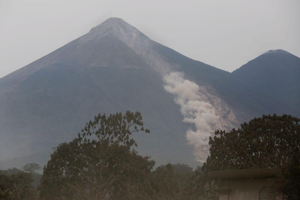 Vulcão Fuego, na Guatemala