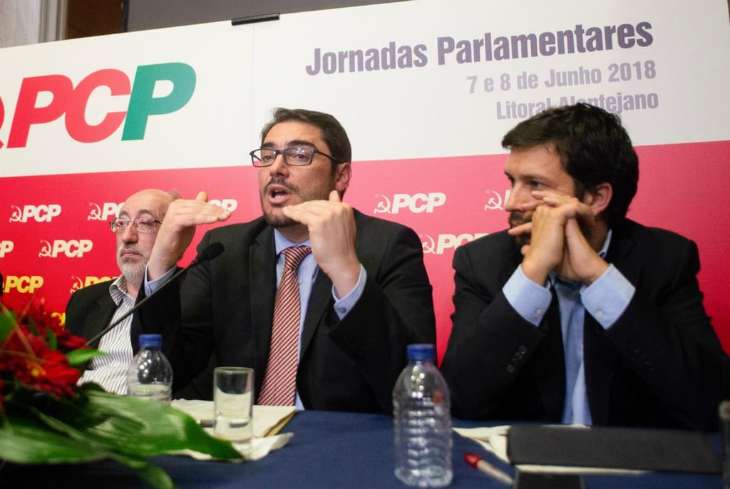 António Filipe, João Oliveira e João Ferreira (PCP) 