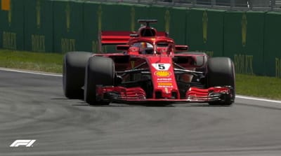 F1: Sebastian Vettel volta a colocar a Ferrari na pole-position do GP do Canadá - TVI