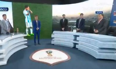 VÍDEO: minuto de silêncio em televisão argentina após o 3-0 - TVI