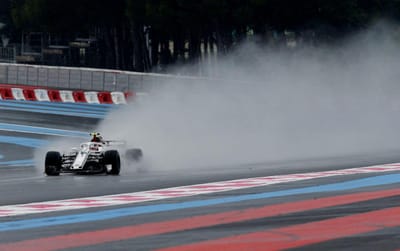 GP de França: chuva estraga últimos treinos antes da qualificação - TVI