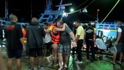 Sobe para 33 o número de mortos em naufrágio na Tailândia - TVI