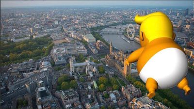 Um "Bebé Trump" gigante que vai protestar nos céus de Londres. E em Portugal, quem colocaria no balão? - TVI