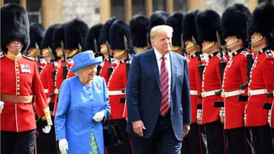 Trump dá o dito por não dito e deixa Londres sem se queixar de falta de chá - TVI