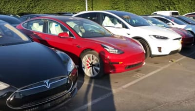 Novo Tesla Model 3 Performance apanhado em vídeo - TVI