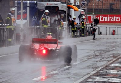 GP da Alemanha: chuva deixa metade sem tempos - TVI