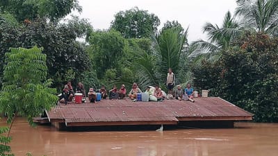 Água da barragem que desmoronou no Laos inunda Cambodja - TVI