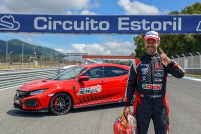 Tiago Monteiro faz história no Estoril com o Type R: “Esmagámos o recorde” - TVI