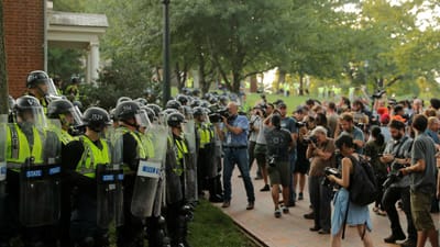 Mais de 600 estudantes manifestaram-se contra a supremacia branca nos EUA - TVI