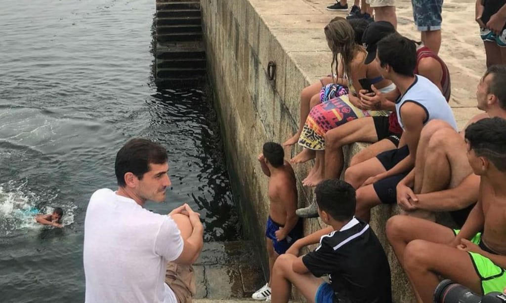 Casillas na Foz do Douro (Instagram Casillas)