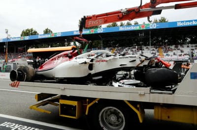 GP de Itália: veja como foi o arrepiante acidente de Marcus Ericsson - TVI