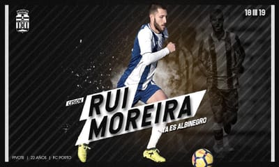 OFICIAL: FC Porto empresta Rui Moreira - TVI