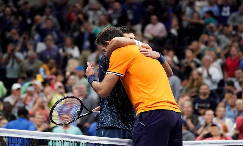 Del Potro-Djokovic (Reuters)