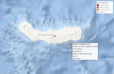 Vários sismos abanam os Açores - TVI
