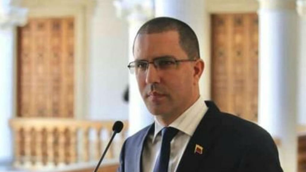 Jorge Arreaza, ministro dos Negócios Estrangeiros da Venezuela