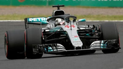 GP do Japão: Vettel fica a ver a pole 80 de Hamilton de muito longe... - TVI