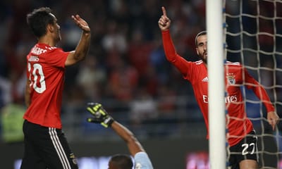 Benfica-Moreirense (onzes): Jonas titular, Zivkovic na bancada - TVI