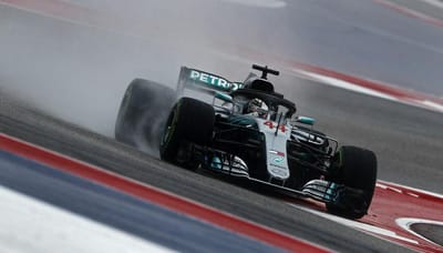 GP dos EUA: Hamilton voltou a ser o melhor à chuva em Austin - TVI
