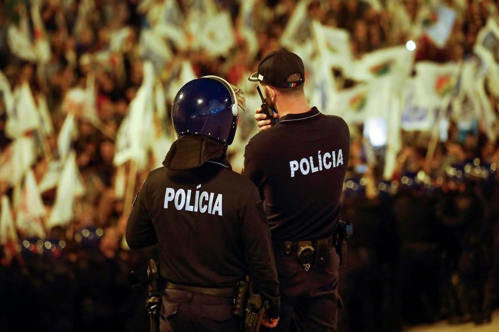 Manifestação de polícias