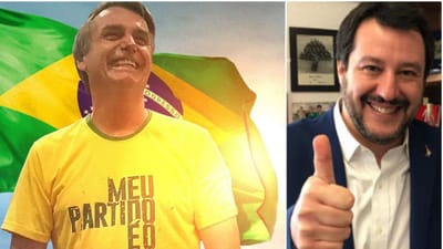 Salvini felicita Bolsonaro e manifesta interesse na extradição de Cesare Battisti - TVI